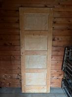 Oude houten deur met krijtbord, Ophalen, Gebruikt, Minder dan 80 cm, Binnendeur