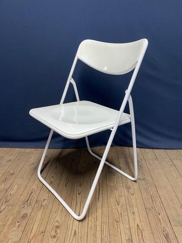 Vintage IKEA klapstoel Ted Wit Niels Gammelgaard beschikbaar voor biedingen