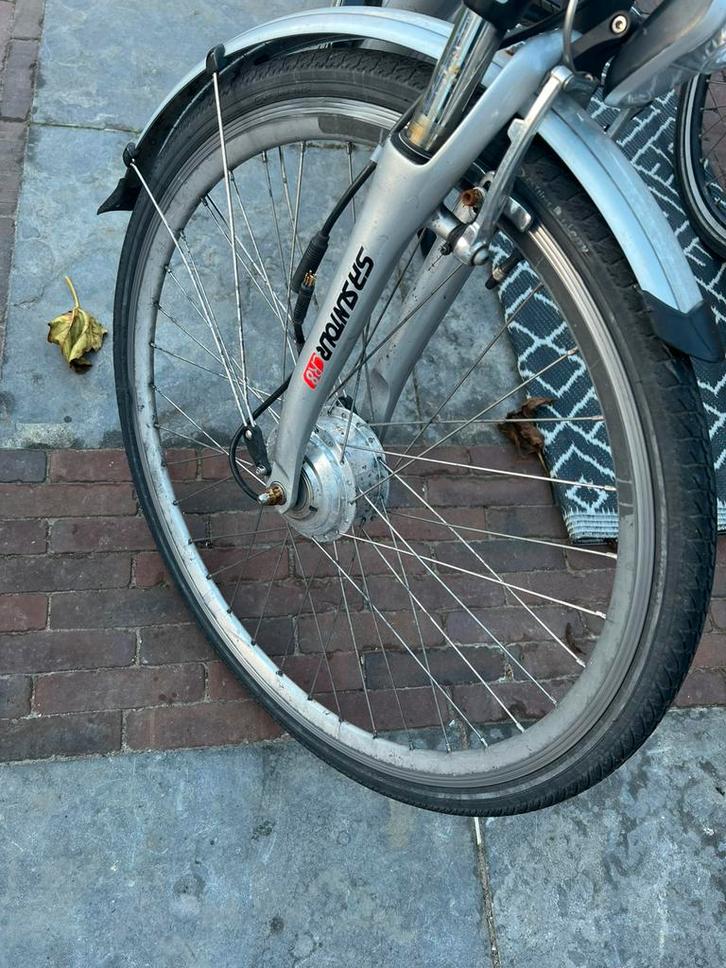 Stella Albatros voorwiel met motor, Fietsen en Brommers, Fietsonderdelen, Gebruikt, Algemeen, Wiel, Ophalen of Verzenden