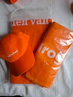Oranje setje badlaken spandoek en petje, Diversen, Ophalen of Verzenden, Zo goed als nieuw