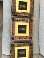 Te koop leuke 3 schilderijtjes 3d, Ophalen, Zo goed als nieuw, Hout, Minder dan 50 cm
