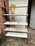 Stelling 5 planken 2 staanders, Ophalen, Gebruikt