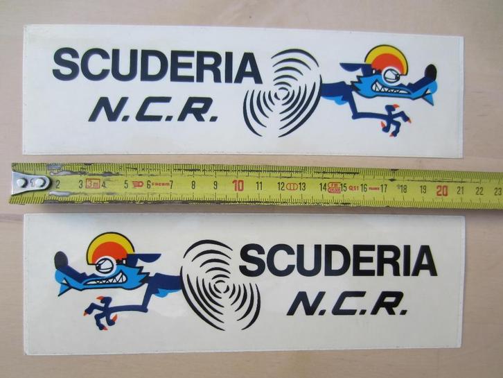 Originele stickers SCUDERIA N.C.R. voor Ducati, Motoren, Accessoires | Stickers, Ophalen of Verzenden