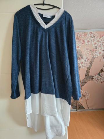 Fransa trui, maat 46, blauw, zeer goede staat beschikbaar voor biedingen