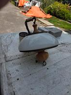 hout met glazen lamp, Antiek en Kunst, Ophalen of Verzenden