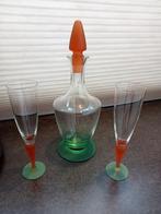 Prachtige vintage karaffen en bijpassende glazen, Ophalen, Zo goed als nieuw, Overige typen