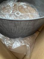 2x Donkergrijze Lampenkap 50x50x25, Huis en Inrichting, 25 tot 50 cm, Rond, Nieuw, Ophalen of Verzenden