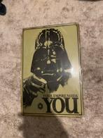 Star Wars Metalen Poster - Darth Vader, Ophalen of Verzenden, Zo goed als nieuw, Overige typen