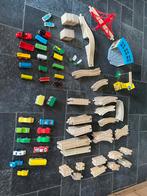 150 delige houten treinbaan, Kinderen en Baby's, Speelgoed | Houten speelgoed, Ophalen, Zo goed als nieuw, Overige typen
