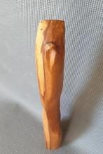 Vintage handgesneden sculptuur abstract dier van olijfhout, Ophalen of Verzenden