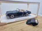 Mercedes 190 SL Blauw met Softtop 1:18 Nieuw in doos!, Hobby en Vrije tijd, Modelauto's | 1:18, Auto, Nieuw, Norev, Ophalen of Verzenden
