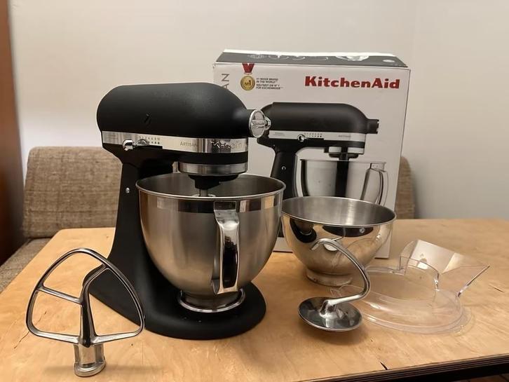 Kitchenaid Artisan 4,8L, Witgoed en Apparatuur, Keukenmixers, Zo goed als nieuw, 4 liter of meer, 3 snelheden of meer, Ophalen of Verzenden