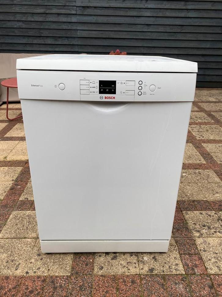 Bosch SilencePlus Vrijstaande Vaatwasser, Witgoed en Apparatuur, Vaatwasmachines, Gebruikt, Vrijstaand, 85 tot 90 cm, Eco programma