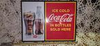 Blikken coca cola bord. 39x30 cm zie foto's, Verzamelen, Merken en Reclamevoorwerpen, Ophalen of Verzenden, Reclamebord