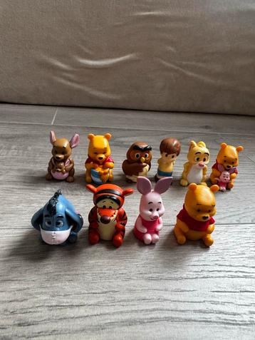 Winnie de Poeh die cast poppetjes set/taart deco/speelgoed beschikbaar voor biedingen