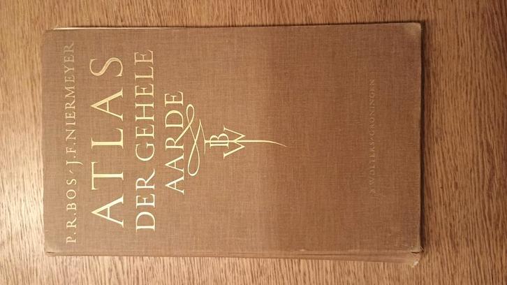 Bos Niermeyer Atlas der gehele aarde 1961 (41e druk), Boeken, Atlassen en Landkaarten, Gelezen, Bosatlas, Wereld, 1800 tot 2000