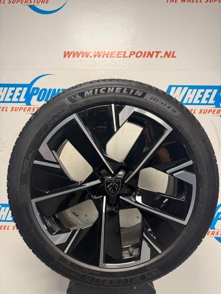 ZGAN 18" Originele Peugeot 508 GT-Line Velgen 5x108 Michelin, Auto-onderdelen, Banden en Velgen, Banden en Velgen, Zomerbanden
