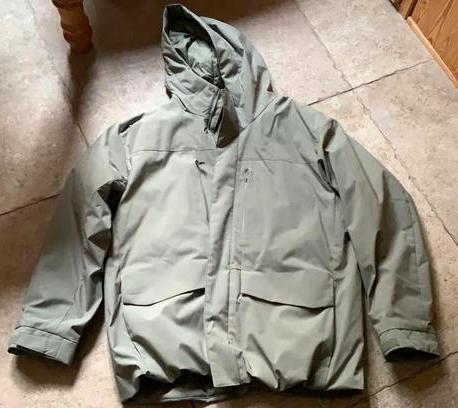 Daum veergevoerde winter herenjas  xl uniqlo, Kleding | Heren, Jassen | Winter, Zo goed als nieuw, Maat 56/58 (XL), Groen, Ophalen of Verzenden