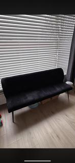 Eetkamerbank zwart velvet, Ophalen, Zo goed als nieuw, 150 tot 200 cm