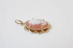 Jolie | 14 Karaat Vintage Gouden Camee Hanger, Overige voorstellingen, Ophalen of Verzenden, Zo goed als nieuw, Goud