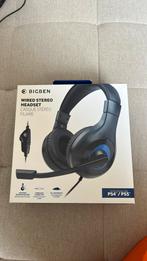 Bigben wired stereo headset, Computers en Software, Headsets, Bedraad, Nieuw, Ophalen of Verzenden, Volumeregelaar