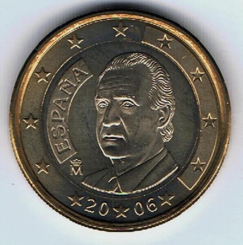 22-2014 Spanje 1 euro 2006, Postzegels en Munten, Munten | Europa | Euromunten, Losse munt, 1 euro, Spanje, Verzenden