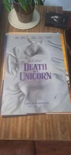 Death of a unicorn bioscoop poster, Ophalen, Zo goed als nieuw, Rechthoekig Staand, Film en Tv
