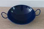 Wok pan, schaal, kobaltblauw, Antiek en Kunst, Antiek | Emaille, Ophalen of Verzenden