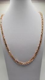 gouden fantasie ketting 14kt Massief, Sieraden, Tassen en Uiterlijk, Kettingen, Www.bredajuwelier.nl, Nieuw, Ophalen of Verzenden