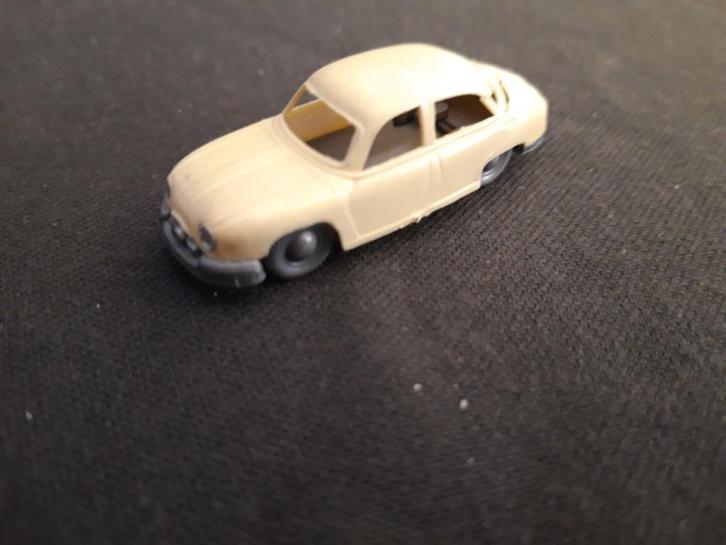 Panhard Dyna beige – Jouef 1:87 - jaren 60, Hobby en Vrije tijd, Modelauto's | 1:87, Gebruikt, Auto, Overige merken, Ophalen of Verzenden