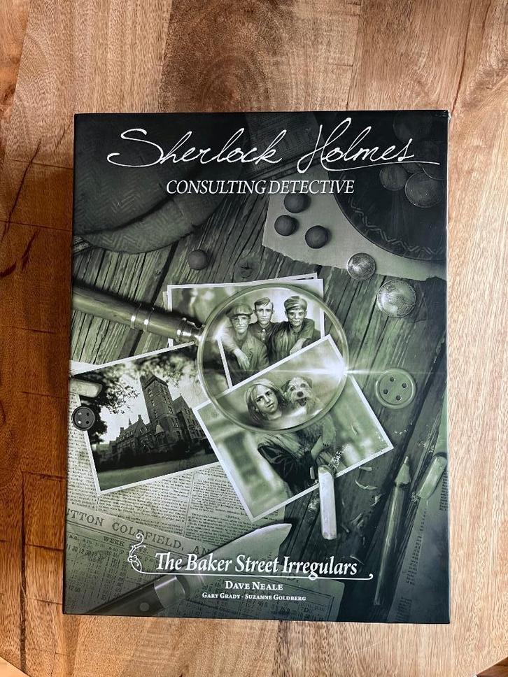 Sherlock Holmes Consulting Detective, Hobby en Vrije tijd, Gezelschapsspellen | Bordspellen, Zo goed als nieuw, Een of twee spelers