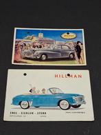 Ansichtkaart Hillman Minx & Wolseley 6/80 auto's, Ophalen of Verzenden, Gelezen, Algemeen