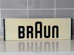 Braun lichtreclame, Verzamelen, Merken en Reclamevoorwerpen, Ophalen of Verzenden, Gebruikt, Lichtbak of (neon) lamp