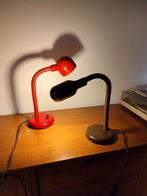 Vintage tafellamp of bureaulamp 2 stuks, Ophalen of Verzenden, Gebruikt, Minder dan 50 cm