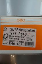 Klemzadels voor buizen of slangen 59 - 63,5mm, Ophalen of Verzenden, Zo goed als nieuw