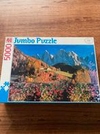 Jumbo Puzzel 5000 stukjes - Villnösstal Dolomieten, Ophalen of Verzenden, Meer dan 1500 stukjes, Gebruikt, Legpuzzel