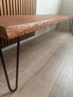 Massief houten sidetable, tv meubel, Ophalen, Gebruikt, 150 tot 200 cm, Minder dan 100 cm