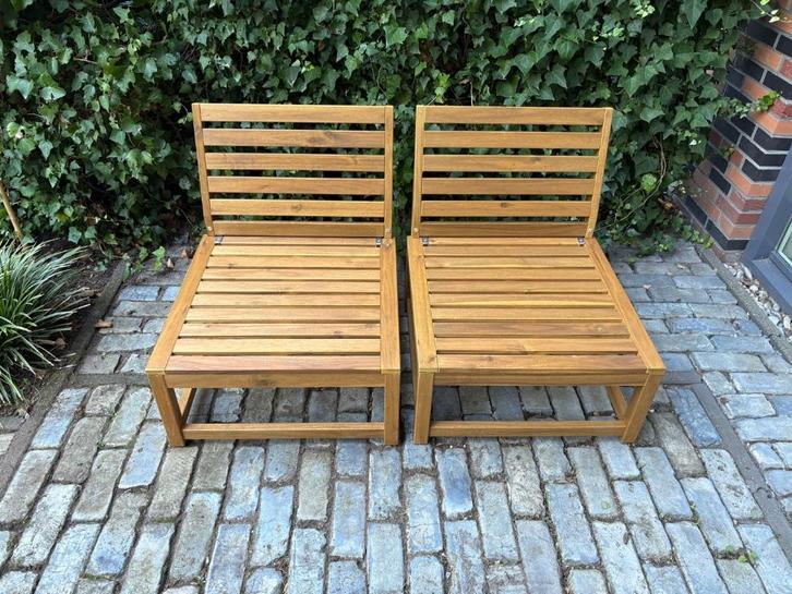 IKEA Nammaro Twee Banken/Modulaire Elementen, Tuin en Terras, Tuinbanken, Zo goed als nieuw, Hout, Ophalen