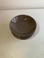 Diepen soepborden 21cm te koop bruin, Ophalen of Verzenden, Zo goed als nieuw, Overige stijlen, Bord(en)