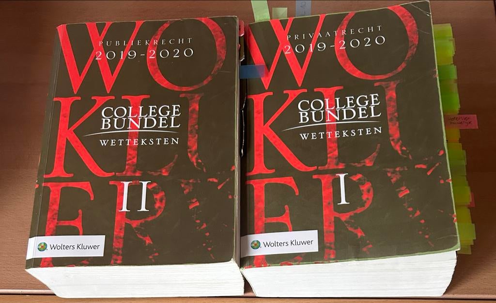 Collegebundel Wetteksten 2019/2020 HBO SJDV, Ophalen, Gamma, Gelezen, HBO