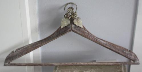 hele mooie brocante kastok met houten rozen van metaal, Antiek en Kunst, Curiosa en Brocante, Ophalen of Verzenden