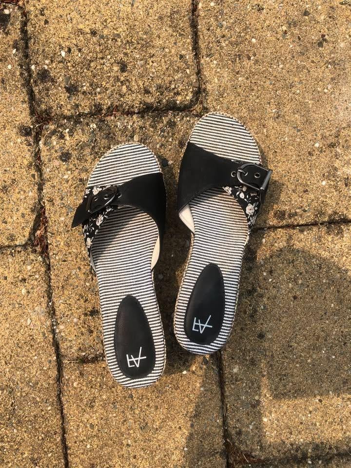 Leuke praktisch nieuwe zomerse muiltjes, Verzenden, Zo goed als nieuw, Sandalen of Muiltjes