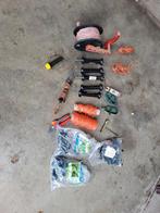 Diverse schrikdraad materialen., Ophalen