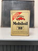 Mobiloil BB 2 liter olie blik, Verzamelen, Ophalen of Verzenden, Gebruikt, Overige, Overige merken