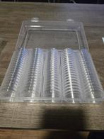 Munten Opbergdoos met Capsules, Postzegels en Munten, Munten en Bankbiljetten | Toebehoren, Ophalen, Verzamelmap