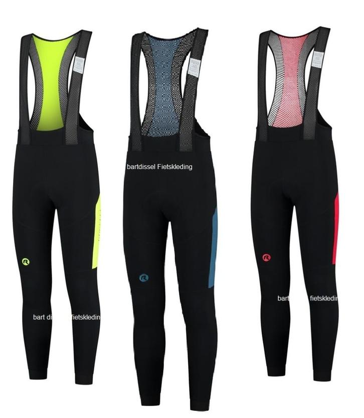 Fietsbroek Rogelli Tyro Bibtight Heren fluor blauw fluor, Sport en Fitness, Wielrennen, Nieuw, Kleding, Verzenden
