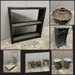 Antiek brocante kast wandtafel bureau bank enz, Ophalen
