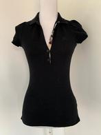 Originele BURBERRY Polo maat XS! Leuke CADEAUTIP!, Verzenden, Zwart, Zo goed als nieuw, Maat 34 (XS) of kleiner