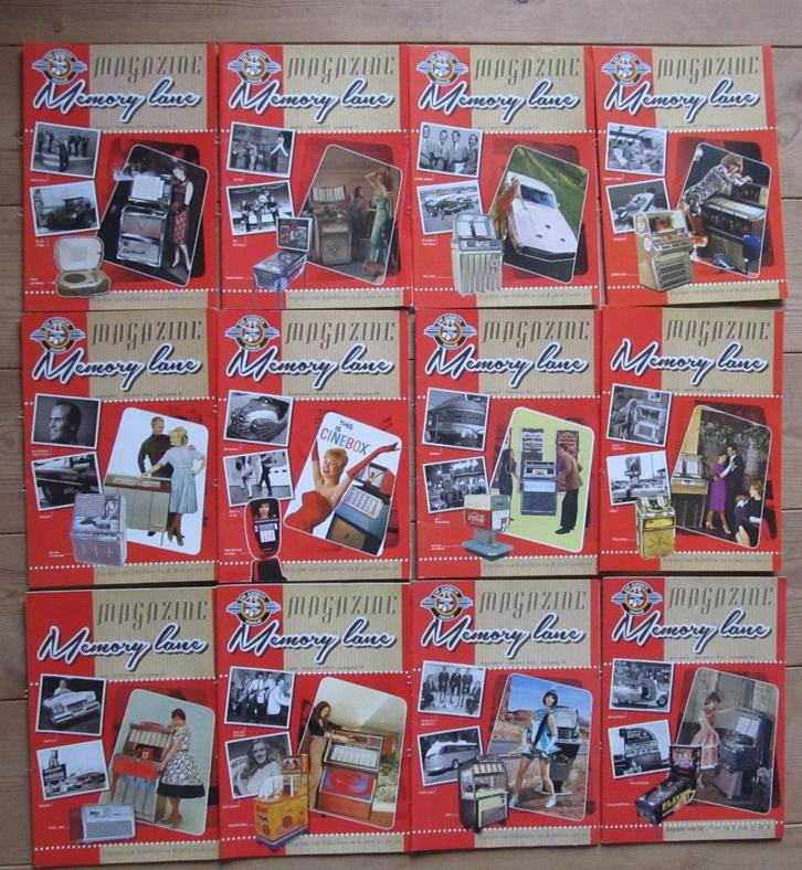 De Jukebox Fanaat Memory Lane magazine 2014-2015 compleet, Boeken, Tijdschriften en Kranten, Gelezen, Muziek, Film of Tv, Ophalen of Verzenden