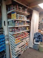 Motip spuitbussen met stelling partij, Ophalen